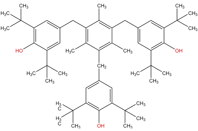 1,3, 5-triméthyl-2, 4,6-tris (tertbutyl-4-hydroxybenzyl) benzène