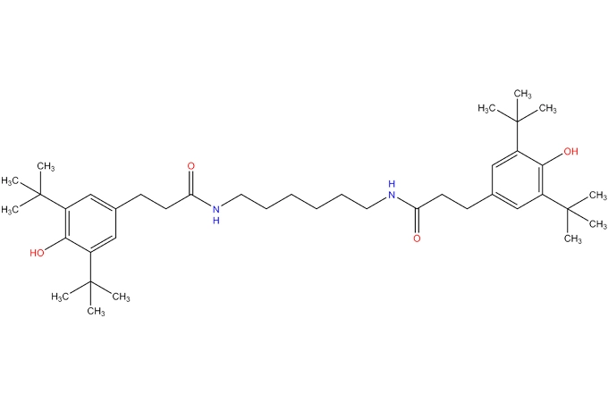 N,N'-Hexane-1,-6-dihylbis(3-(tert-butyl-4-hydroxyphenylpropionamide))