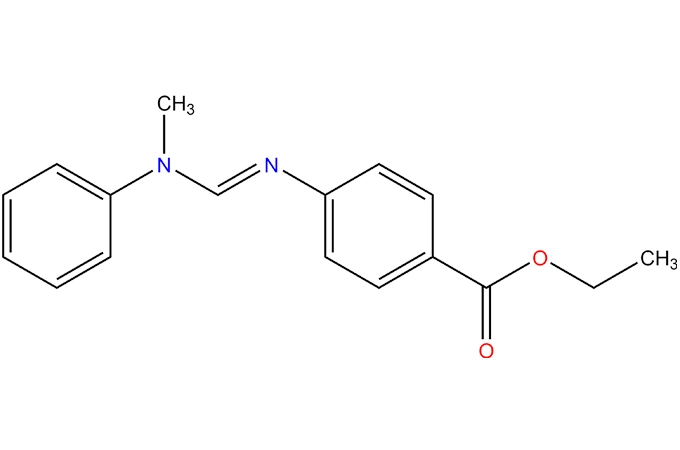 N-(éthoxycarbonylphényl)-N'-méthyl-N'-phényl formamidine