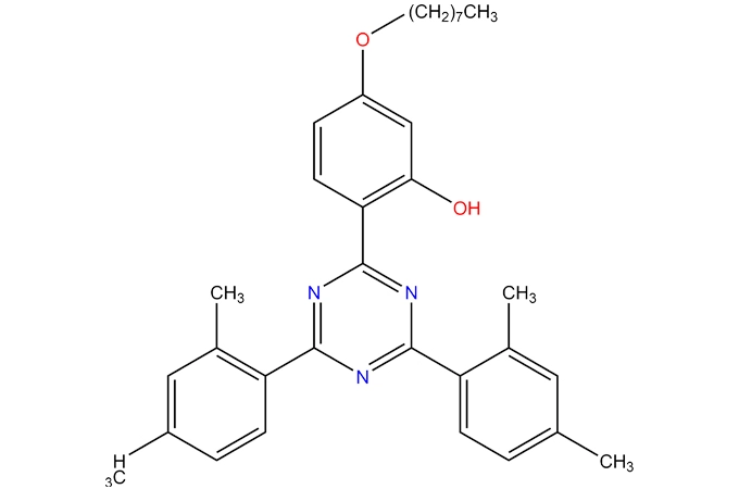 2-[4,6-Bis (2,4-diméthylphényl)-1,3,5-triazin-2-yl]-5-(octyloxy) phénol