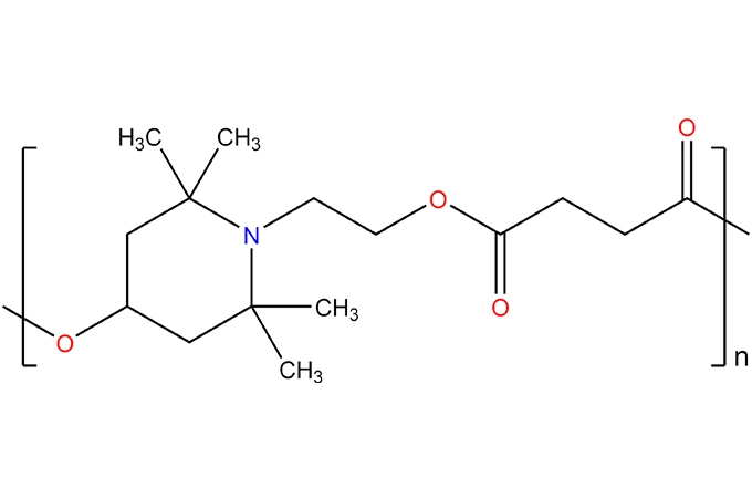 Polymère de diméthyle succinate avec l'éthanol 4-hydroxy-2,2,6, 6-tétraméthyl-1-pipéridine