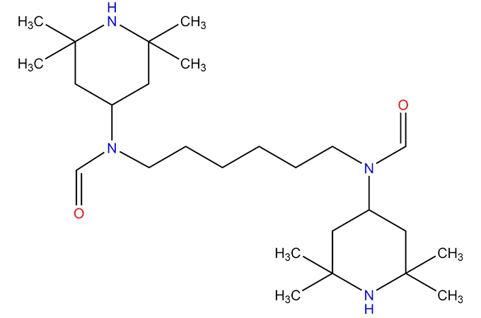 N,N'-bisformyl-N,N'-bis-(2,2, 6,6-tétraméthyl-4-pipéridinyl)-hexaméthylènediamine