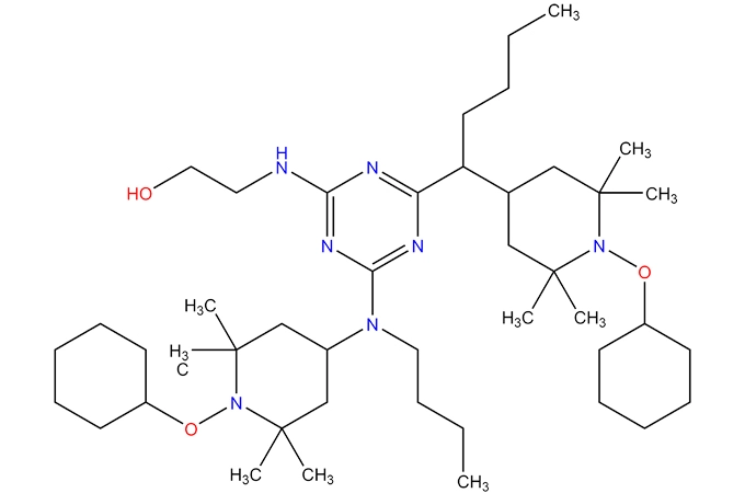 Produits de réaction 2-aminoéthanol avec le cyclohexane et le N-butyl-2 peroxydé, produits de réaction 2,6,6-tetramethyl-4-piperidinamine-2,4,6-trichloro-1,3,5-triazine