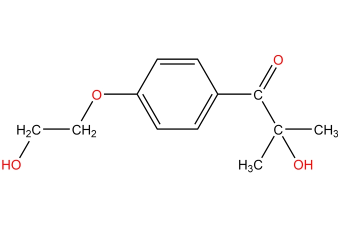 1-[4-(2-hydroxyéthoxyl)-phényl]-2-hydroxy-méthylpropanone