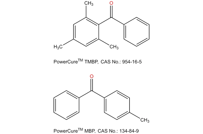 Mélange eutectique liquide de 2-4-6 triméthylbenzophénone et 4-méthylbenzophénone