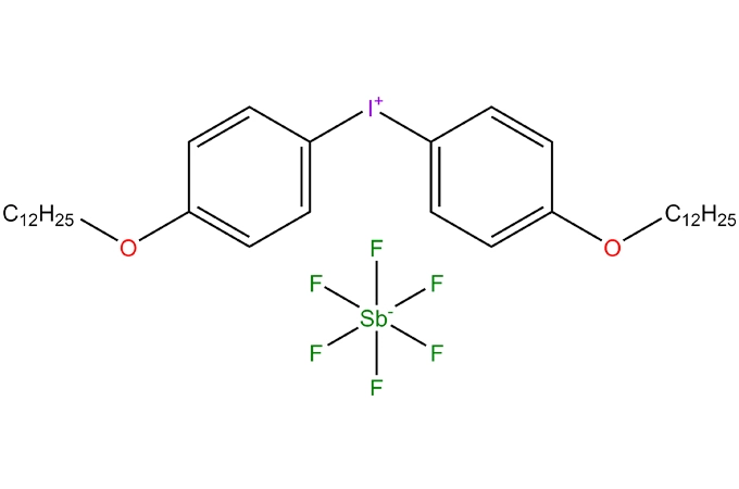 Hexaflurorantimonate de bis (4-dodécylphényl) iodonium