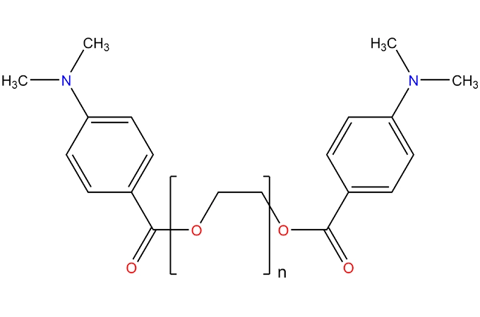 Poly (éthylène glycol) bis (p-diméthylaminobenzoate)