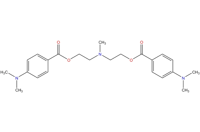 1,1 ′-[(méthyllimino) di-2, 1-éthanediyl] bis[4-(diméthylamino) benzoate]