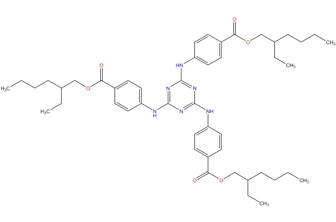 Tribenzoate de tris (2-éthylhexyl)-4,4 ',4'-(1,3,5-triazine-2,4,6-triyltriimino)