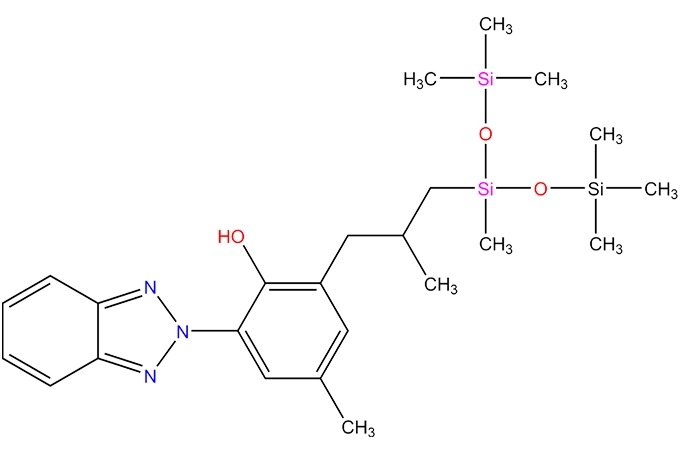 2-(benzotriazol-2-yl)-4-méthyl-6-[2-méthyl-3-[méthyl-bis (triméthylsilyloxy) silyl]propyl] phénol