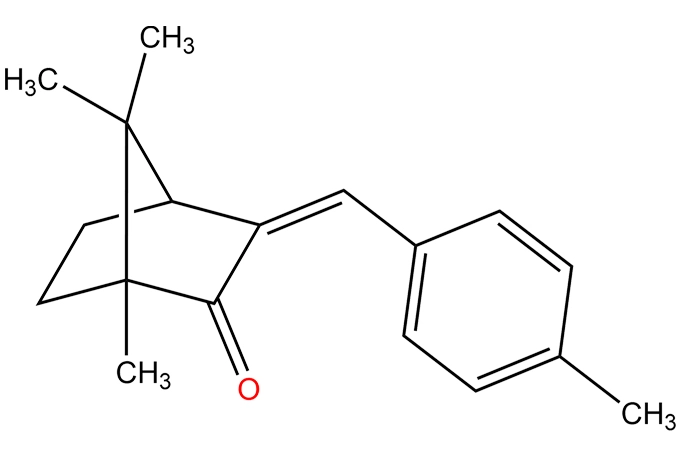 (±)-1,7, 7-triméthyl-3-[(4-méthylphényl) méthylène] bicyclo[2.2.1]heptan-2-one