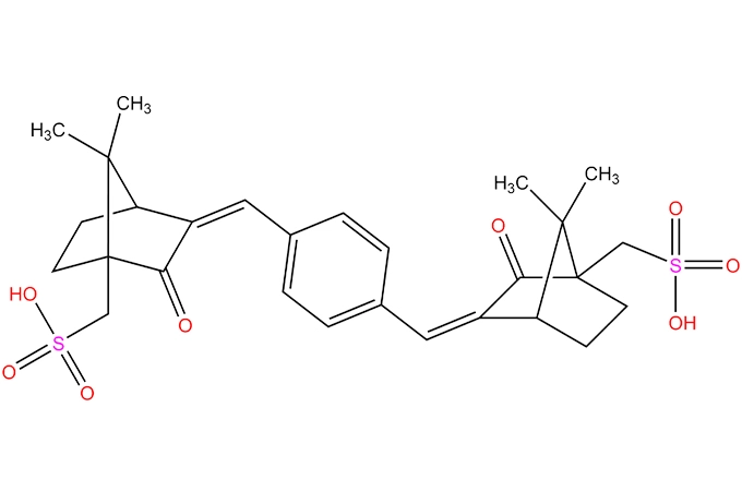 Acide téréphalylidène dicamphor sulfonique