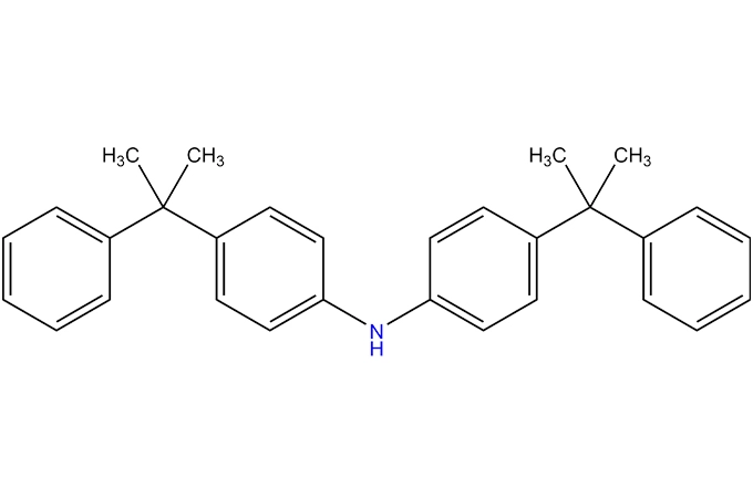 Bis[4-(2-phényl-2-propyl) phényl] amine